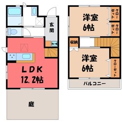 宝木ウエストヴィラ Iの物件間取画像